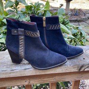 Patricia Miller suede leather ankle boots